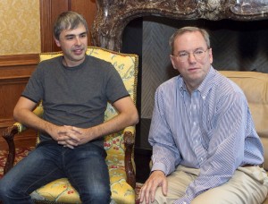 Eric Schmidt, Larry Page, Sergei Brin
